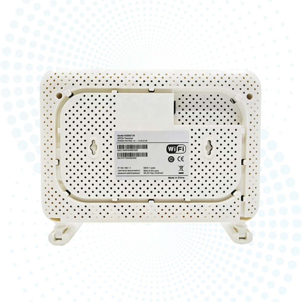 HG6821M Fiber Optic XPON ONU 4GE Dual Band 2.4G/5G WiFi VoIP ONT Router
