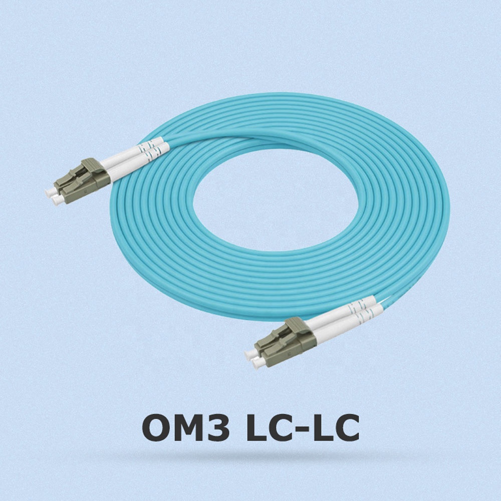 OEM Fiber Patch Cords All Connector (SC/LC/FC/ST) Custom Lengths Fast Shipping OM3 Multimode Dual-fiber FTTH PVC/LSZH