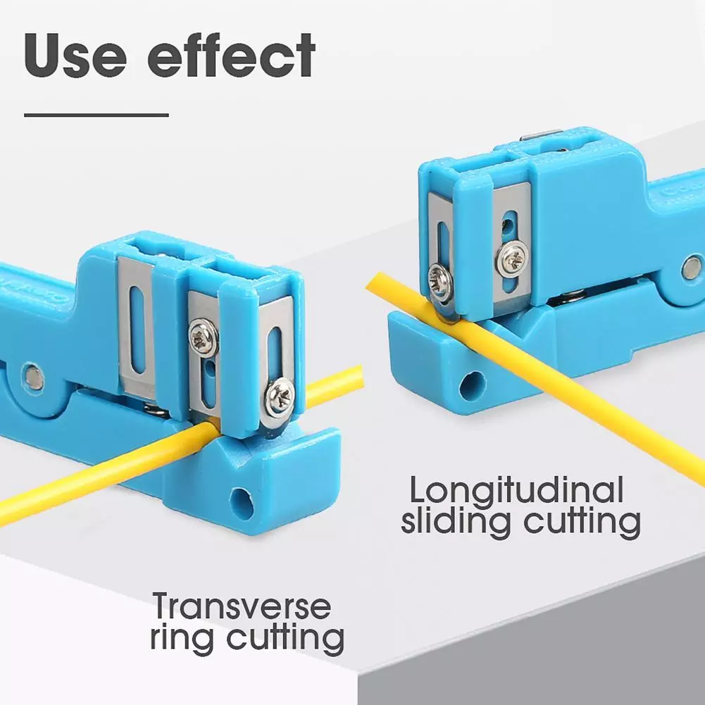 Fiber Optic Coaxial Optical Cable Slitter Wire Stripper Model 45-163 for FTTH FTTB FTTX Networks 18 Month Warranty