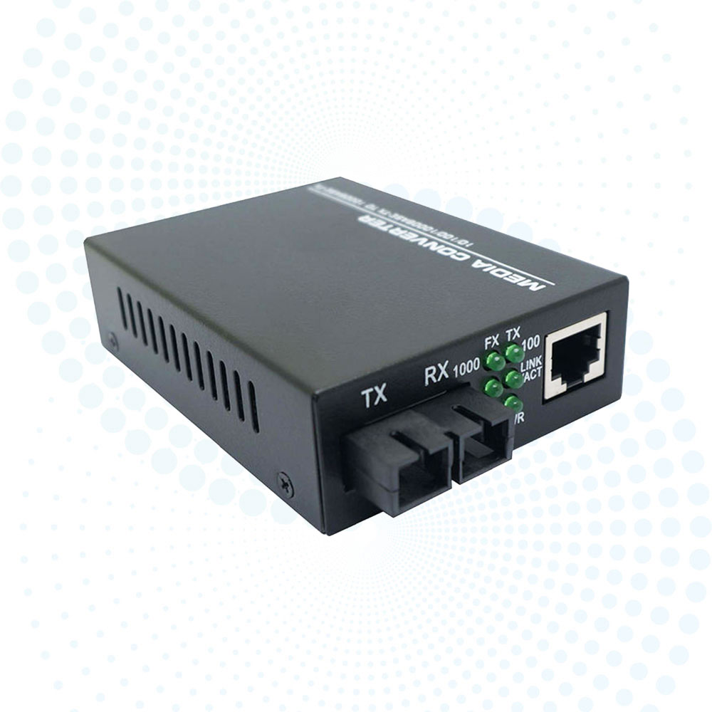 10/100/1000M Fiber Optic Transceivers 850nm 550m Multimode SC/FC/ST SC UPC Connector