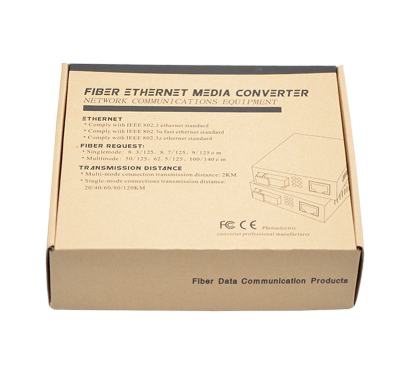 Optical Fiber Transceiver 10/100mbps Base 6 Fiber 2RJ45 Lan Port with Ethernet Fiber Media Converter