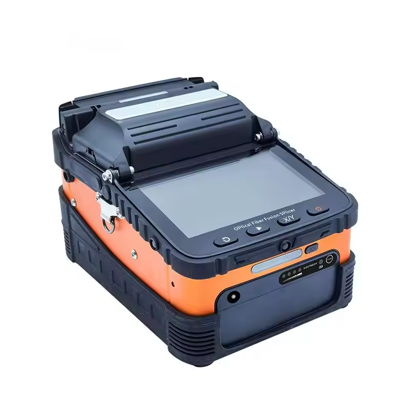 AI-5 Fiber Fusion Splicer 1260-1650nm Wavelength 6s Splicing Time 7800mAh Battery FTTH Optical Fiber Welding Machine