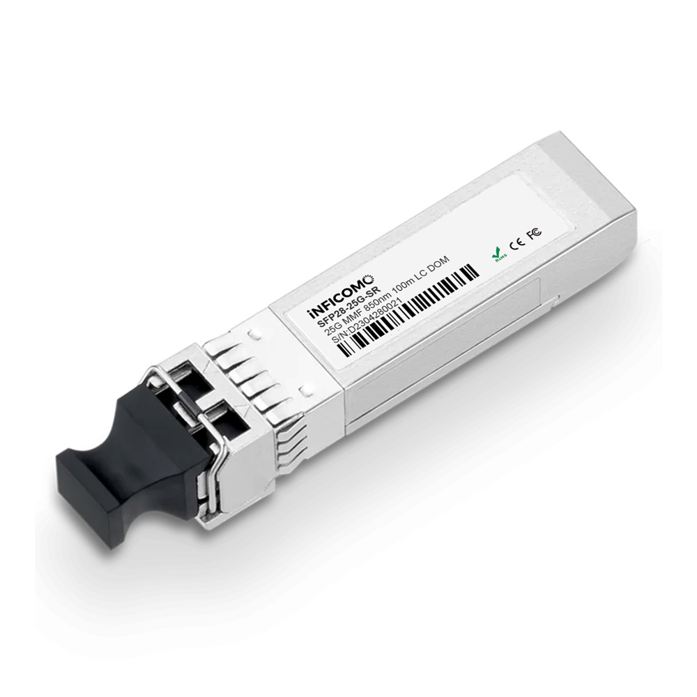 SFP28 25G SR Duplex LC MMF OM4 Multimode 850nm 100m DDM Supported Fiber Optic Transceiver
