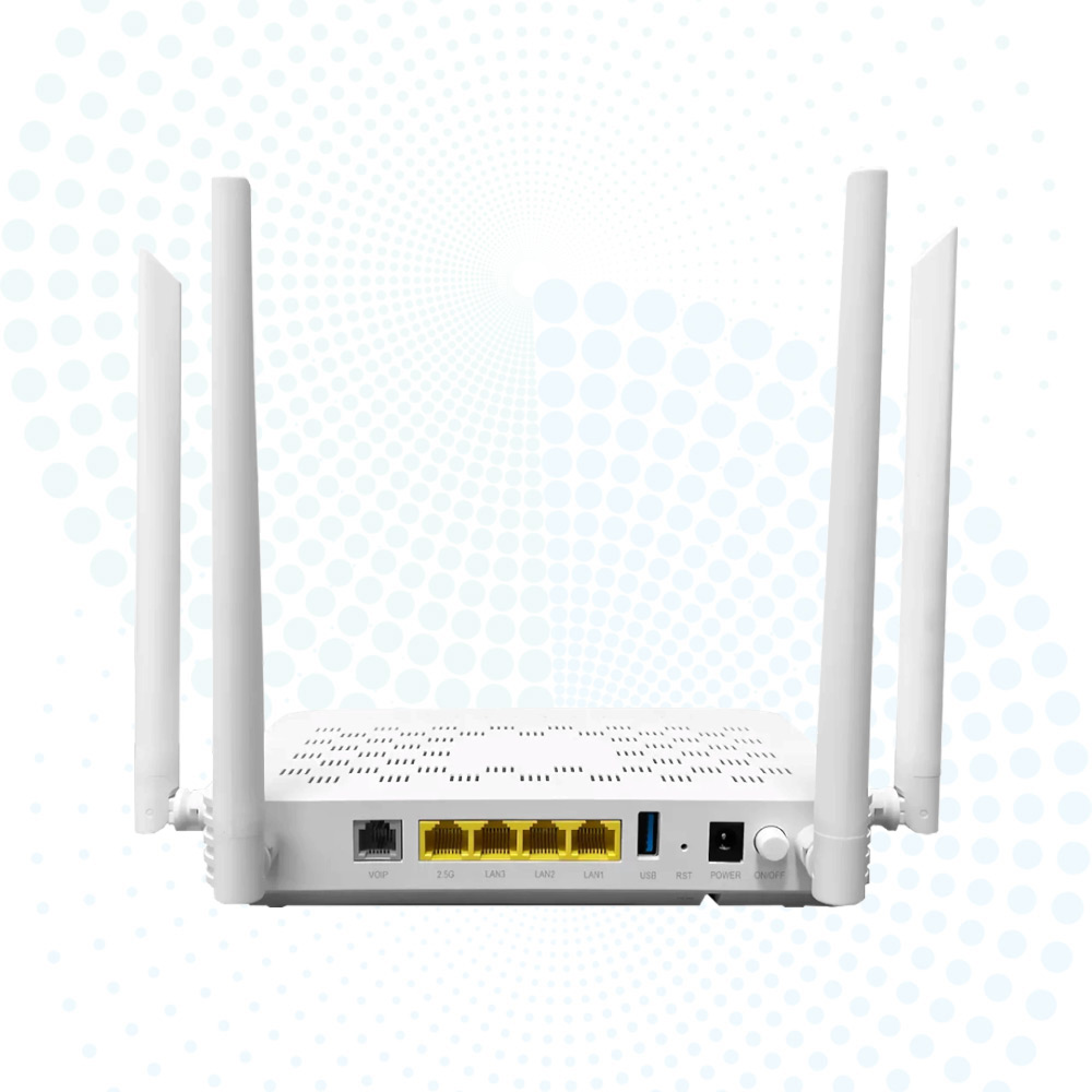 High Quality INFICOMO X3124 AX3000 XGPON 2.5G/10G Dual Band WiFi6 ONU with USB3.0 and RJ45 Ports for FTTH/FTTB/FTTR