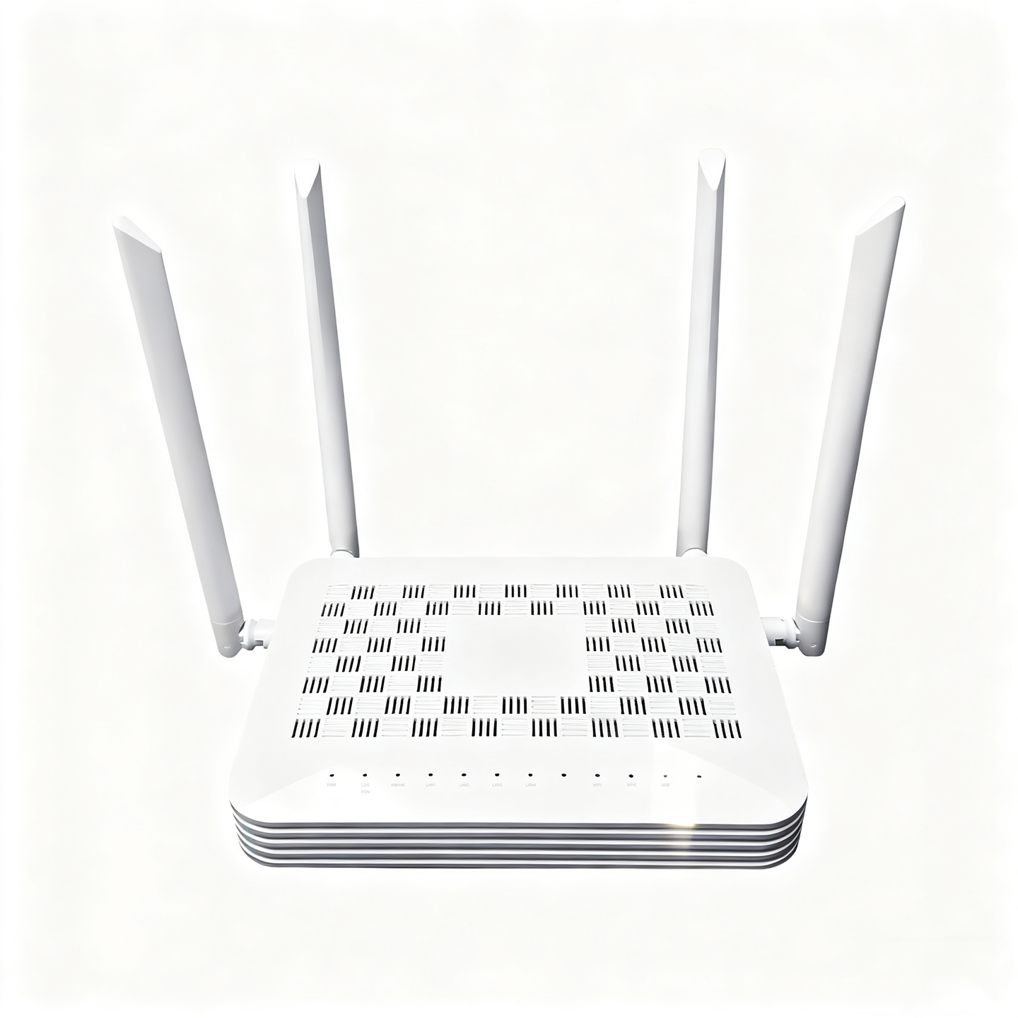 Full-Home Coverage WiFi6 XPON ONU ONT FTTH Modem 5dBi Antenna 4GE 1TEL USB AX3000 English Firmware XPON ONU