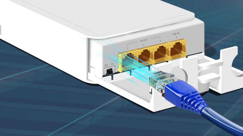 Plug-and-play POE extender