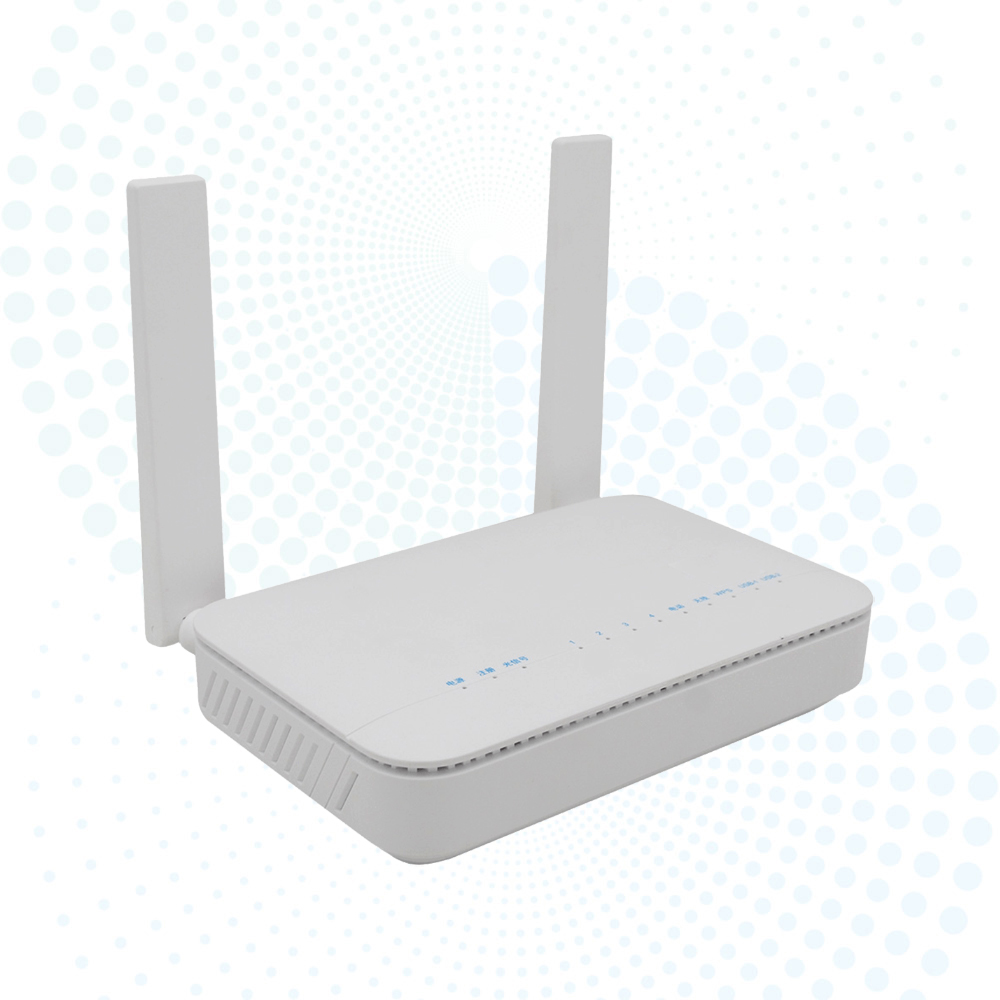 AX3000 Dual Band WiFi6 ONU F6610M XPON ONU 4GE+1TEL+2USB GPON Fiber Terminal