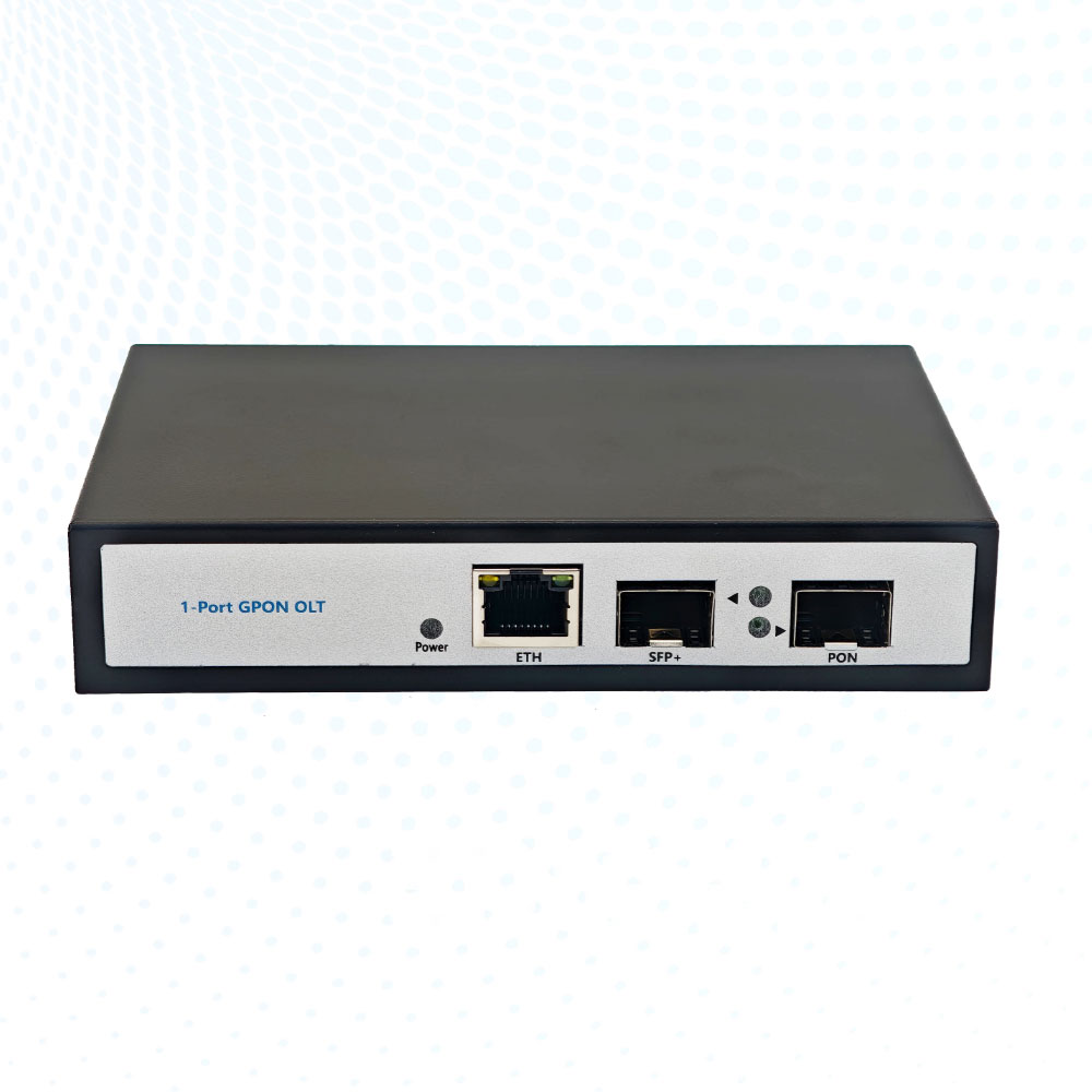 Mini GPON OLT 1 PON Port Gigabit Fiber OLT for FTTH ISP Broadband Access Network