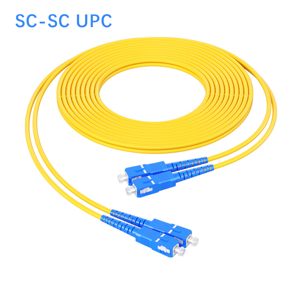 OEM Single-Mode Dual-Core Optical Fiber Patch Cord Interface SC/LC/ST/FC Fiber Optic Patch Cord