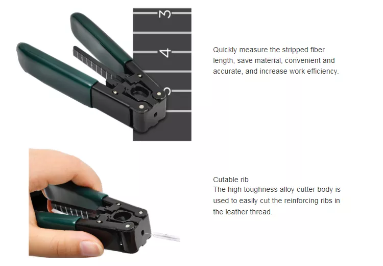 Fiber Optic Drop Cable Stripper View 2