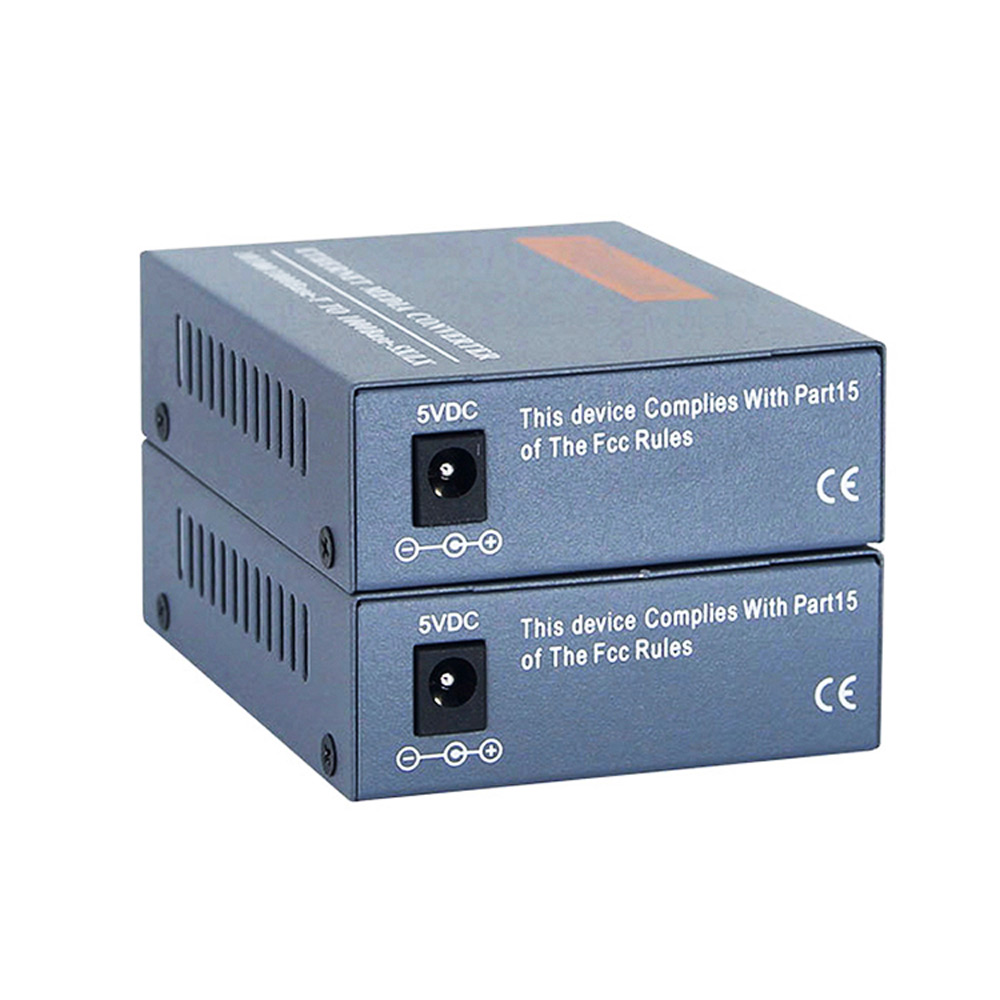 10/100/1000Mbps Single Mode 20km Bidi Gigabit Media Converter Simplex SC Fiber Transceiver