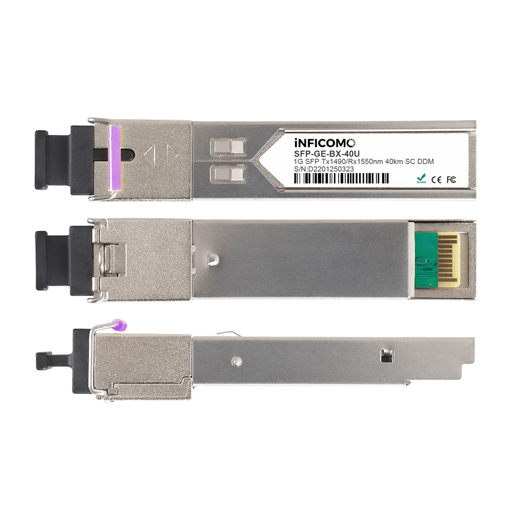 SFP Module 1.25G SC 1490nm/1550nm 40KM Single Mode Single Core Fiber Optic Transceivers