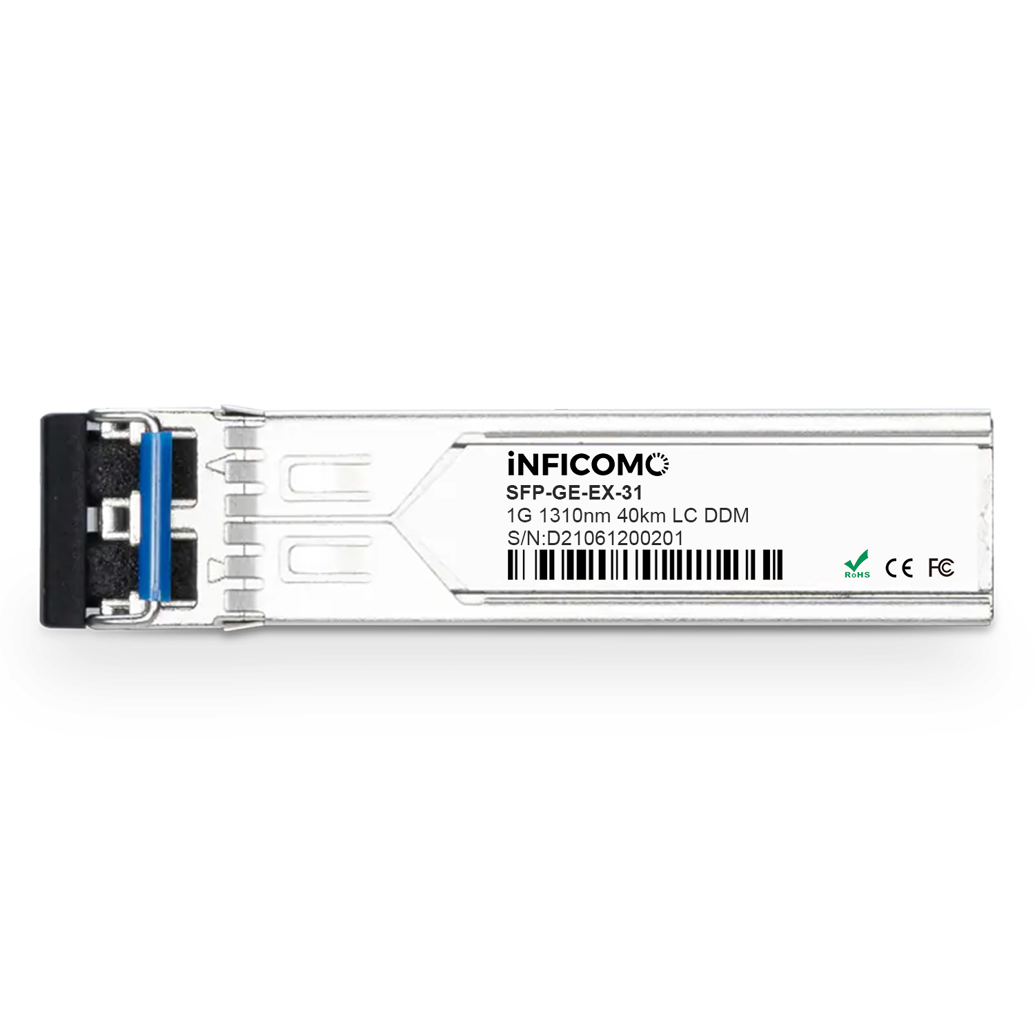 Stable Supply 1.25G 1310nm 40Km SFP SMF Fiber Optic Transceiver Module SFP