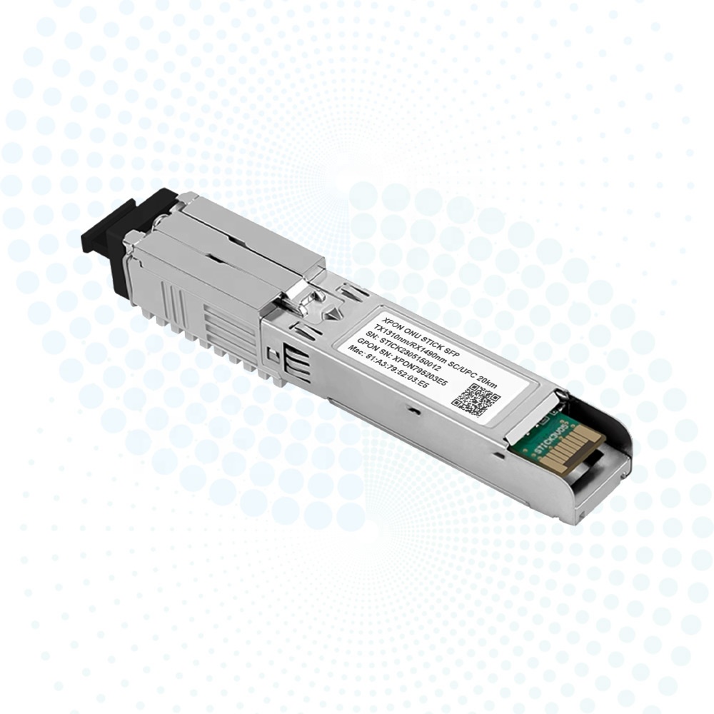 Intelligent PON Stick EPON GPON XPON SFP ONU SC Connector ONU Stick