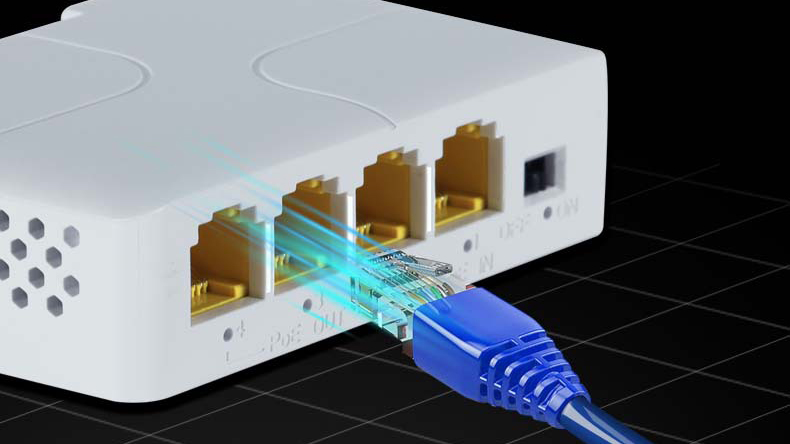 Plug and play POE device