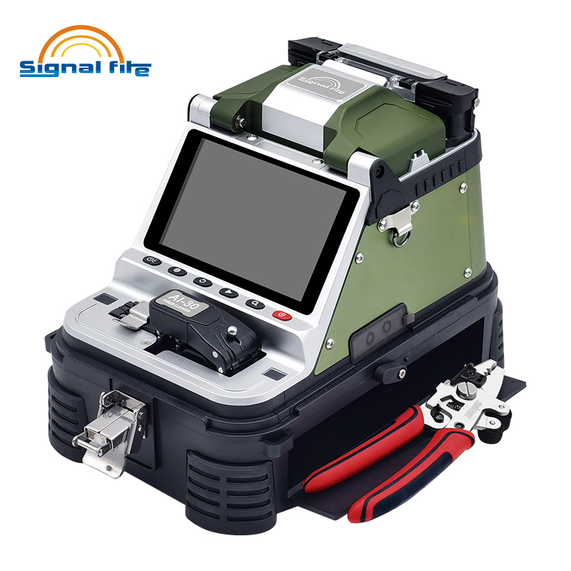 AI-20 Automatic Fiber Optic Fusion Splicer for FTTH 1260-1650nm Wavelength 5s Splicing Time