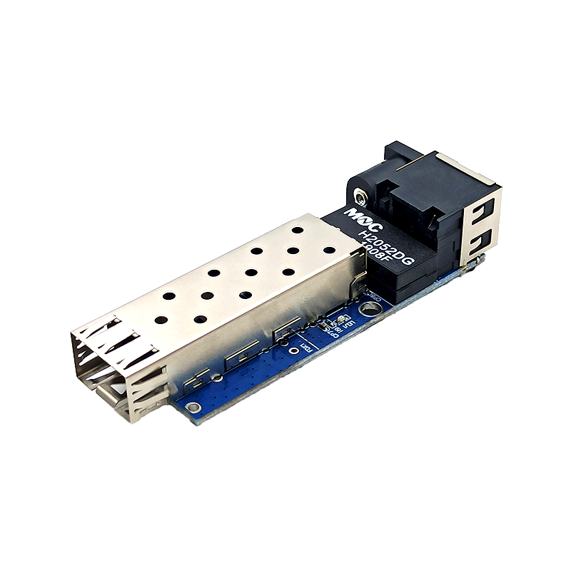 Mini Size 155M/1.25G SFP to RJ45 Gigabit Self-adaptive 10/100/1000Mbps Fiber Media Converter PCBA Inficomo RD-GS5601-SFP