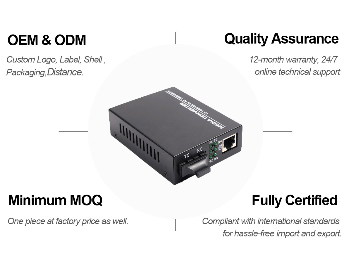 100M Multimode Dual-Fiber Media Converter Overview