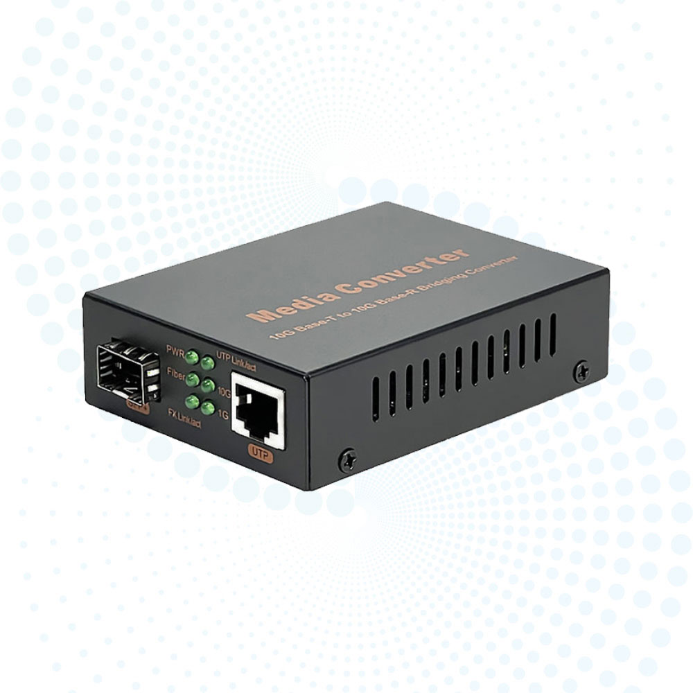 Reliable Quality 1.25G/2.5G/10G Fiber Optical Media Converter RJ45 Slot SFP Transceiver