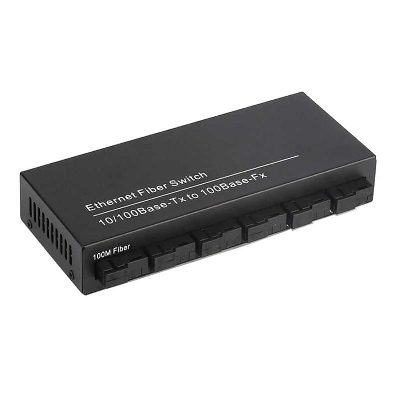 OEM Customization INFICOMO RD-FE602 6 Fiber Port 2 RJ45 10/100M Fiber Optic Media Converter up to 80km CE Certified