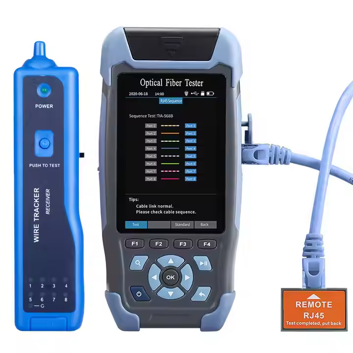 Mini NK3200 Hand-held Fiber Fusion Splicer OTDR DC12V 18-Month Warranty Multifunction Event Map Similar EXFO 24/22dB 1310/1550nm