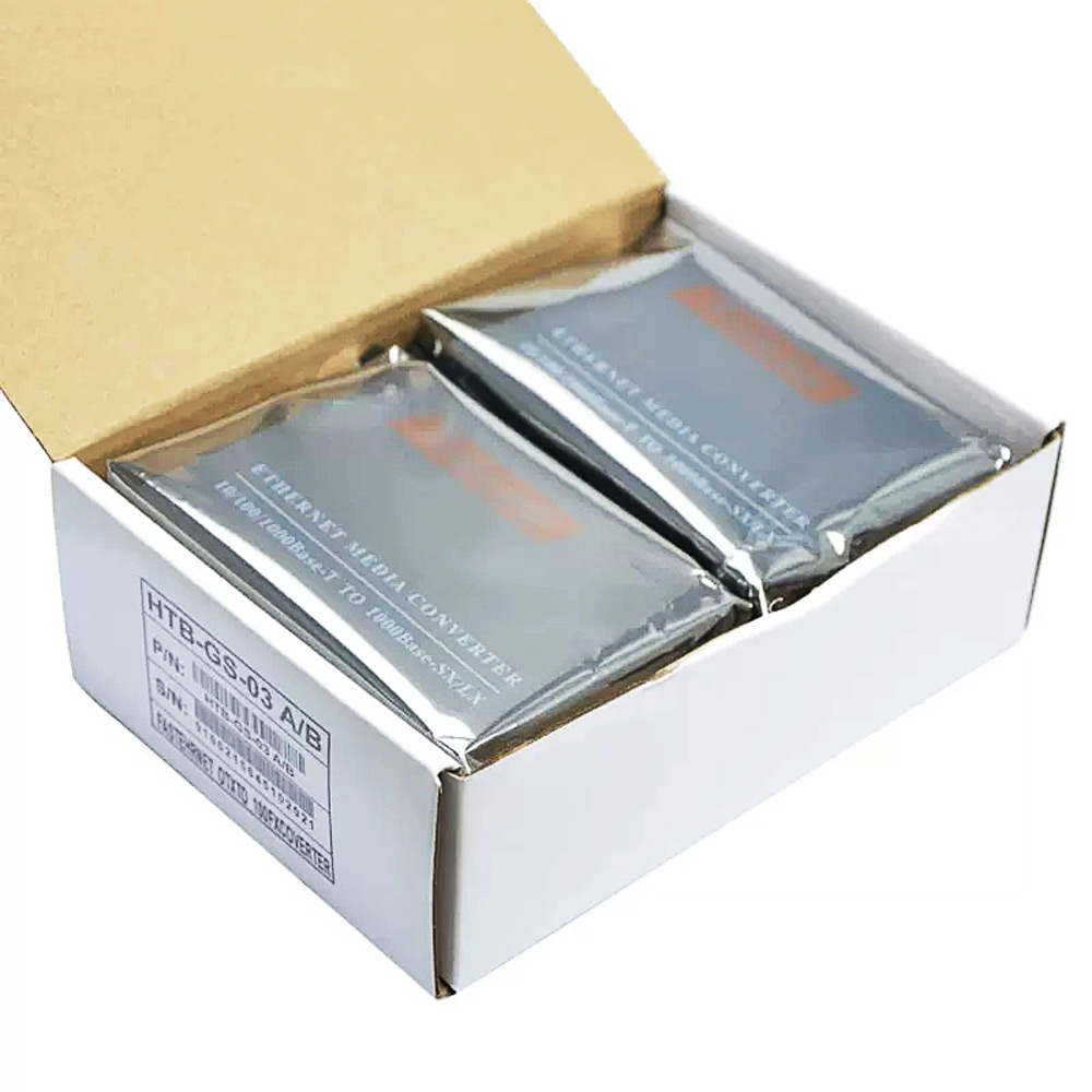 10/100M Single Fiber Media Converter, 25km SC Simplex BiDi Pair (A+B), DC5V