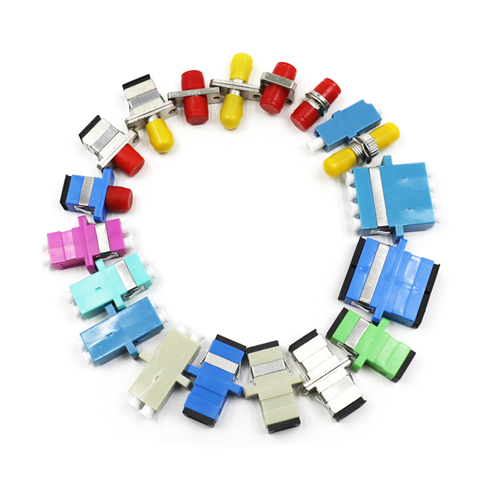 Fiber Optic APC/UPC FC/LC/SC/ST Male/Female Adapter Single-mode Fiber Optic Coupler for FTTX Networks