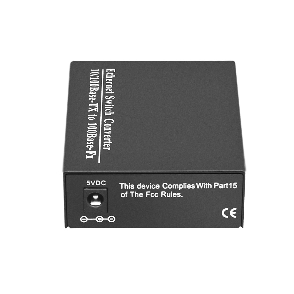 Factory Outlet Unmanaged 10/100Mbps Fiber Switch 2 Electrical Ports 1 Optical Simplex Media Converter for Video Surveillance