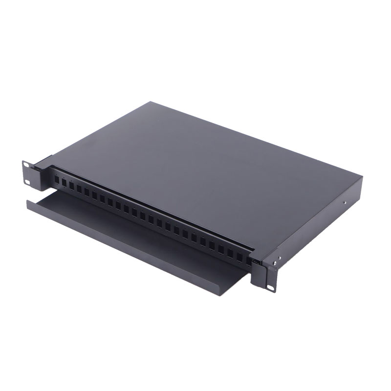 12 24 48 96 Core Optic Fiber ODF 144 Ports SC LC FC ST Rack Mount Splicing Fiber Optical Patch Panel
