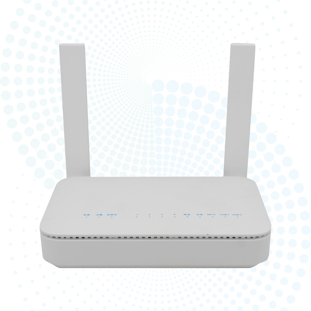 AX3000 Dual Band WiFi6 ONU F6610M XPON ONU 4GE+1TEL+2USB GPON Fiber Terminal