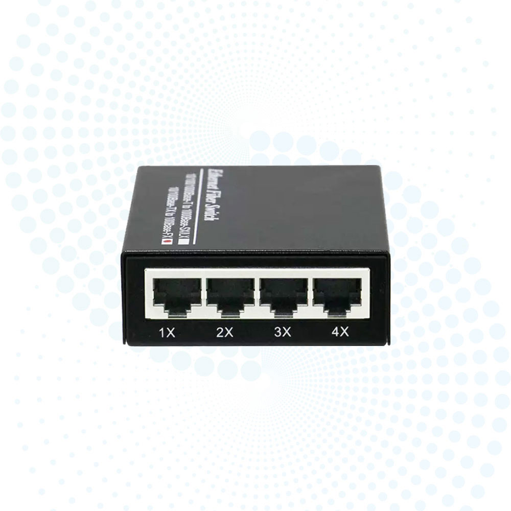 Factory Price 1FX 4TX Gigabit Fiber to Ethernet Converter 20km SC 10/100/1000Mbps Media Converter