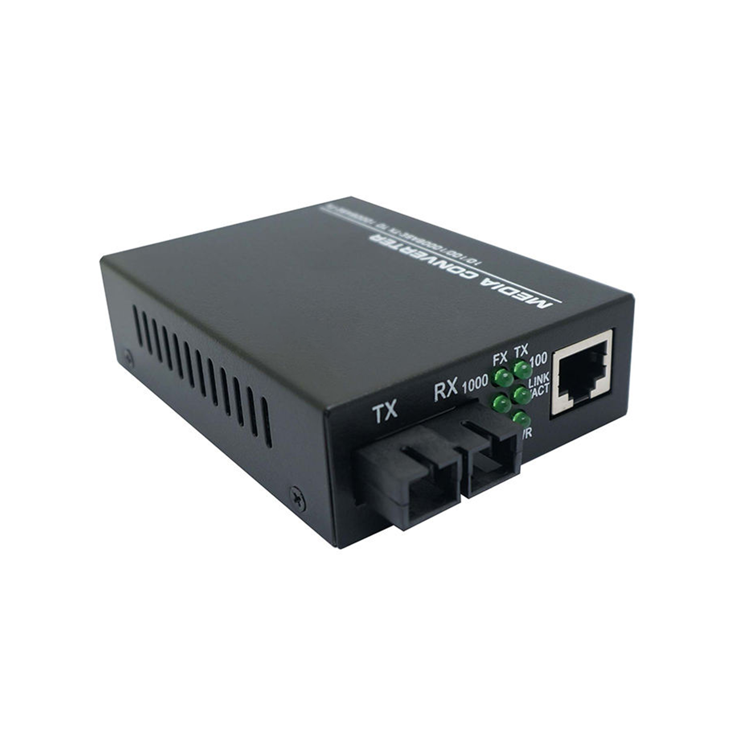 10/100/1000Mbps Dual Fiber Gigabit Fiber Media Converter 20km Single Mode Duplex SC DC5V
