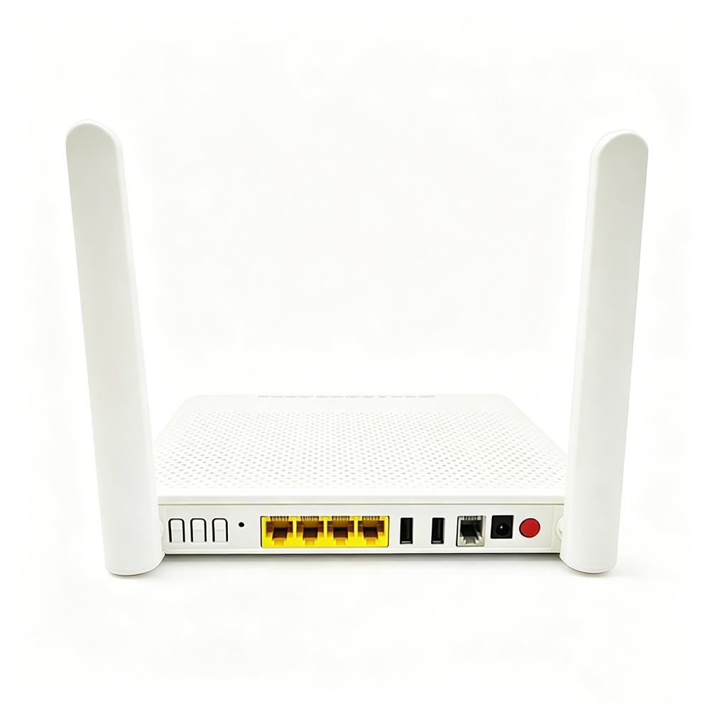 New HG6821M Dual Band ONU 4GE+VOIP+2USB+2.4G&5G WIFI Xpon Gpon Epon Fiber Optic Equipment