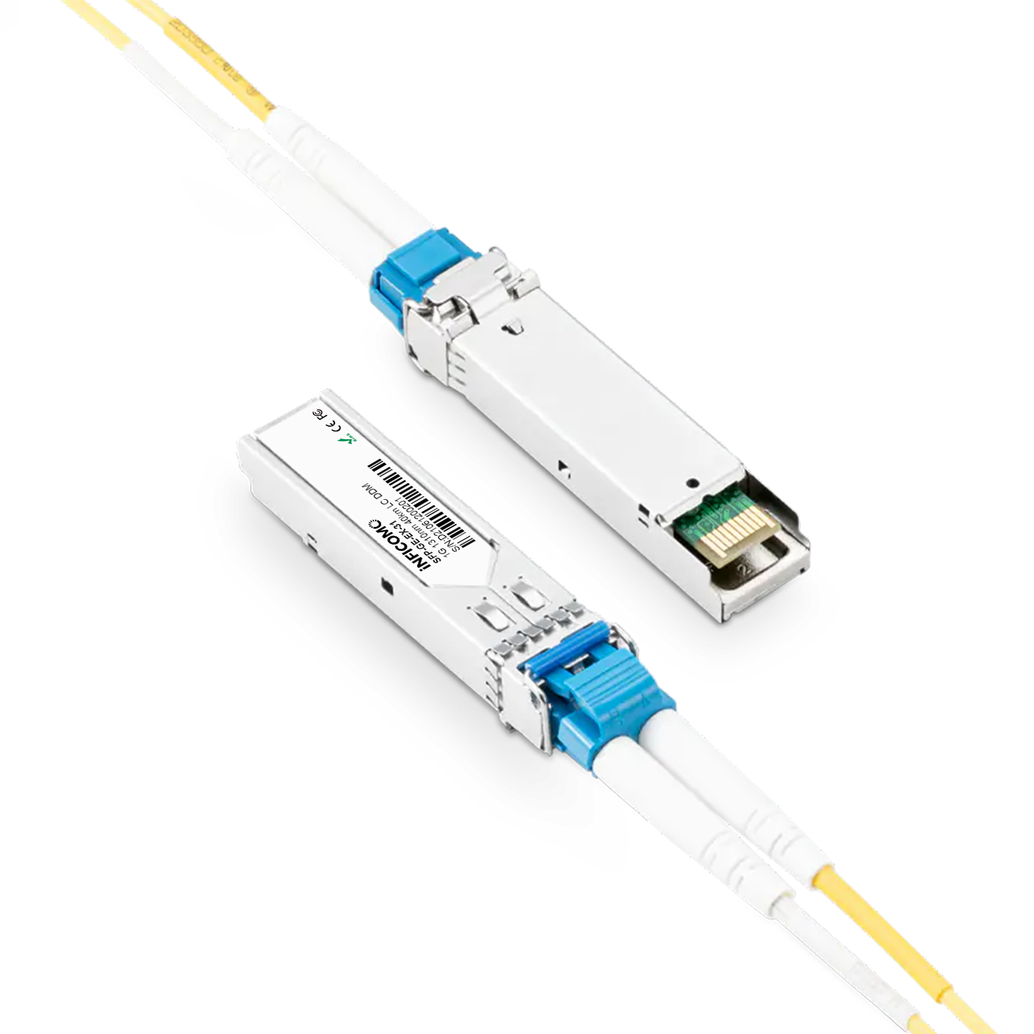 Low Latency SFP Duplex 1.25GBase-EX (1310nm, SMF, 40km, LC, DDM) WDM Transceiver SFP Module