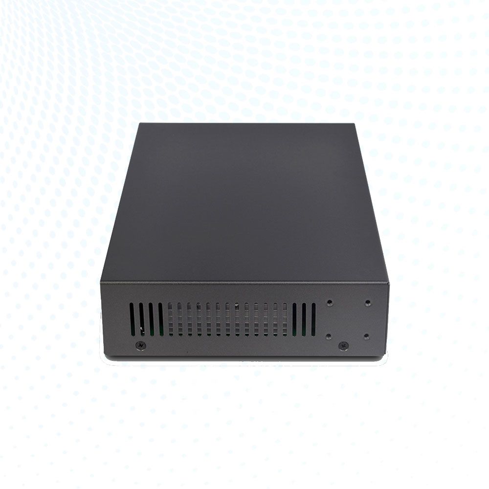 AI PoE Switch with 8 Gigabit Ports and 2 Uplink RJ45 for Smart Networks