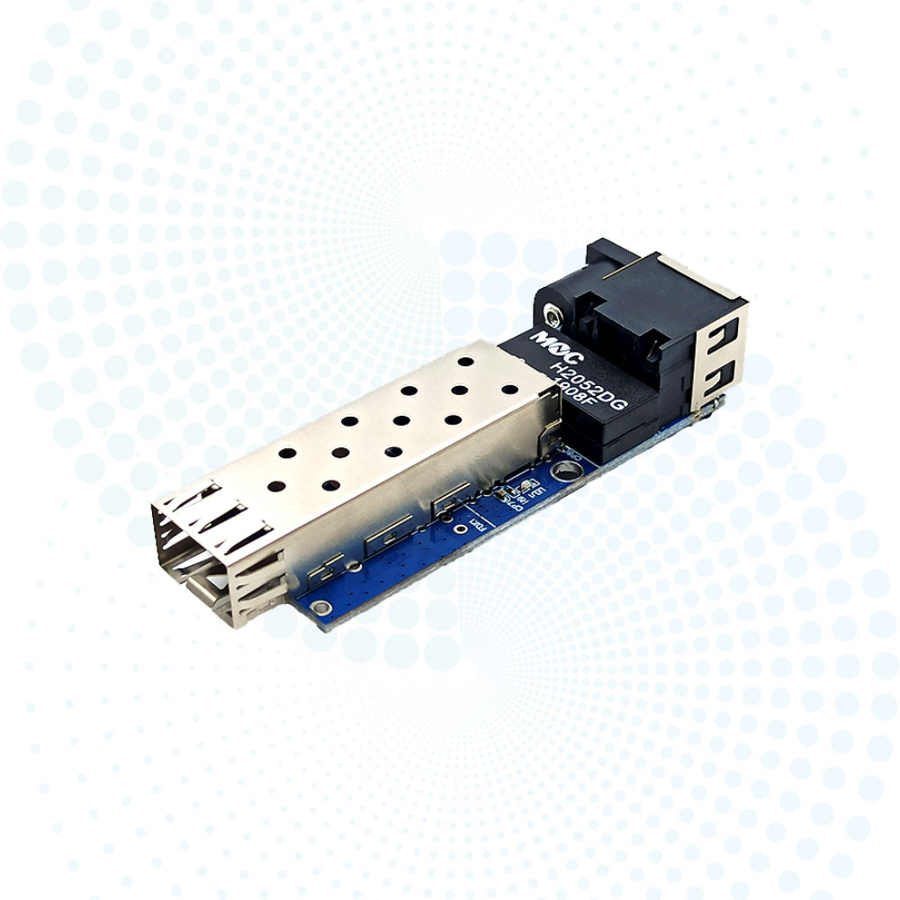 10/100/1000M Mini Media Converter Fiber Optical With 1SFP Slot Small SIze SFP Fiber Converter PCBA