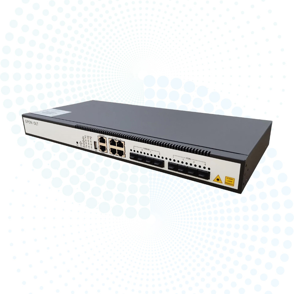 4*GPON Port 4*10G SFP+4*GE RJ45 Uplink 4 Puertos GPON OLT 4 PON Port OLT for ISPs Operators