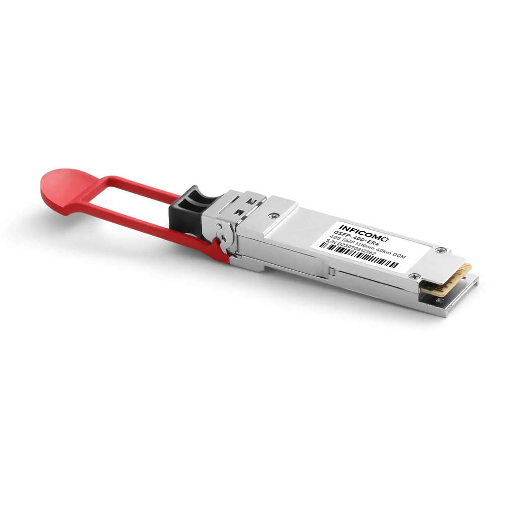 QSFP-40GE-ER4 40G QSFP+ ER4 1310nm 40km Dual LC SMF Fiber Optic Transceivers