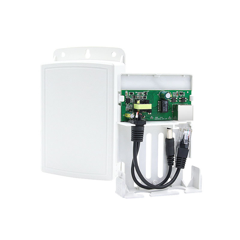 Outdoor 10/100M PoE Splitter 48V to 12V 2A IEEE802.3af Isolated 1.5KV 12 Months Warranty CE RoHS FCC Certified