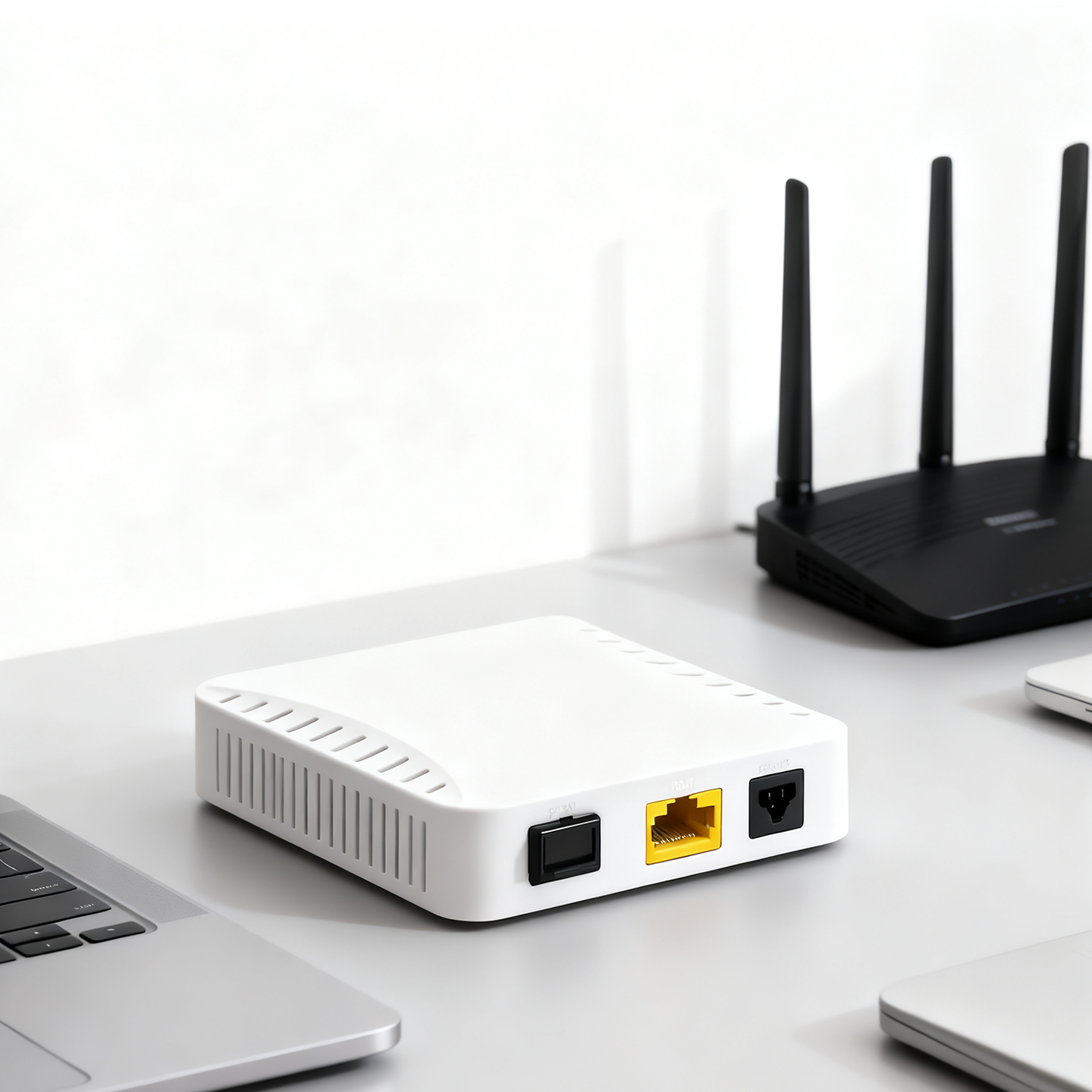 Ultra-Stable INFICOMO HG1001 XPON ONT 1* for RJ45 12V/0.5A Applicable to Third-party OLT for FTTH Mini ONU RoHS CE Certified