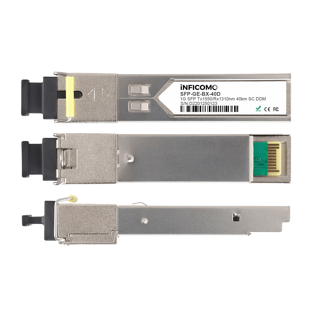 SFP 1.25G SMF 40KM 1310nm/1550nm SC SFP Module Optical Transceiver with Small MOQ