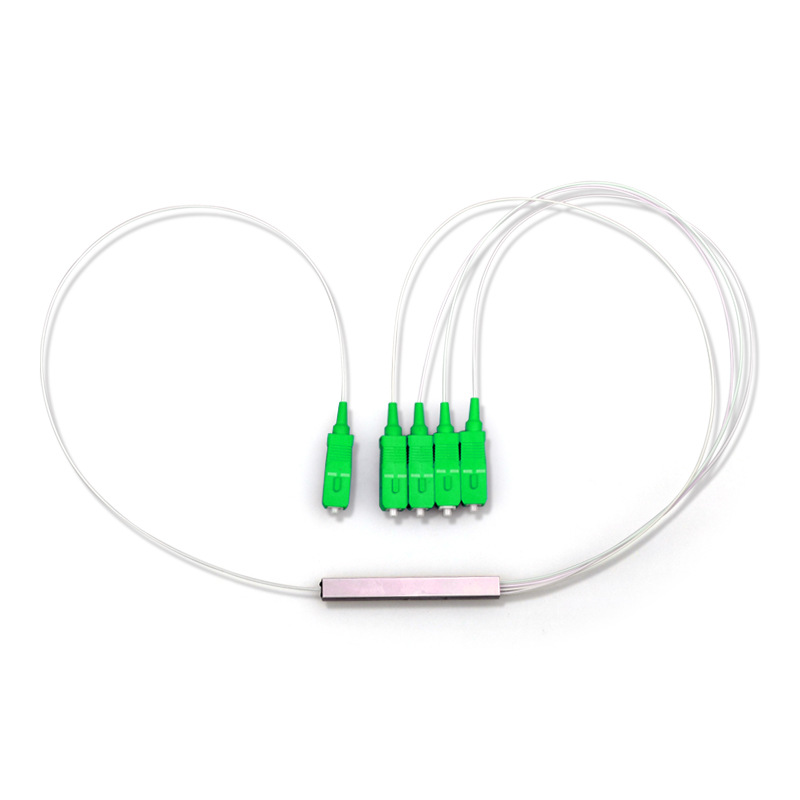 PLC Splitter SC/LC/FC/ST 1x2 1x4 1x8 1x16 0.9mm Mini PVC/ABS Fiber Optic PLC Splitter for FTTX Systems
