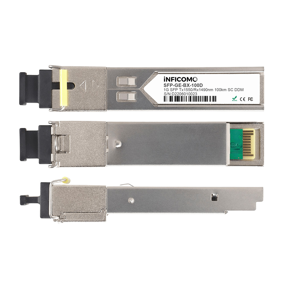 1.25G SFP Bidi 100km Simplex SC Single Mode  Optic Transceiver Module 1G Sfp