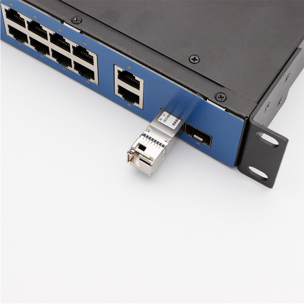 10G BiDi 10km SFP+ 1270nm/1330nm Simplex LC SMF Fiber Optic Transceiver Module