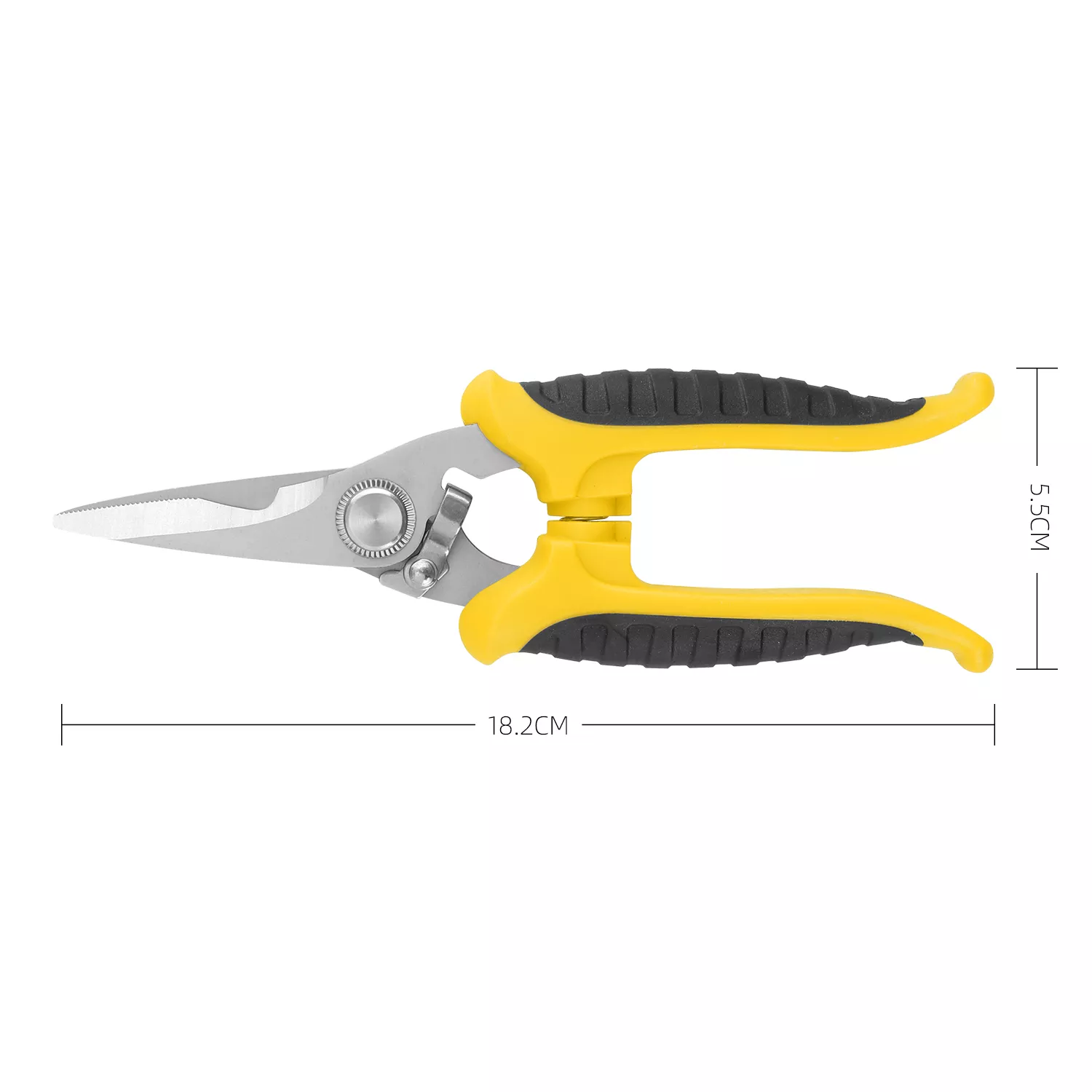 Electrician Scissors Wire Cutter Crimper Stripper Hand Tool for FTTH/FTTB/FTTX Network Use 18 Month Warranty