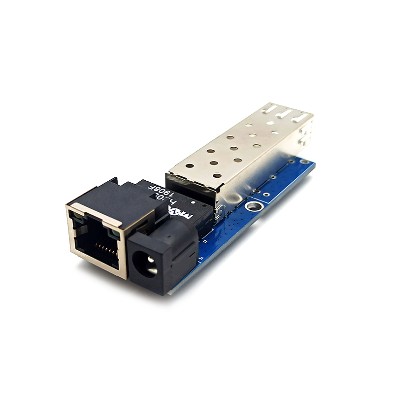 Mini Size 155M/1.25G SFP to RJ45 Gigabit Self-adaptive 10/100/1000Mbps Fiber Media Converter PCBA Inficomo RD-GS5601-SFP