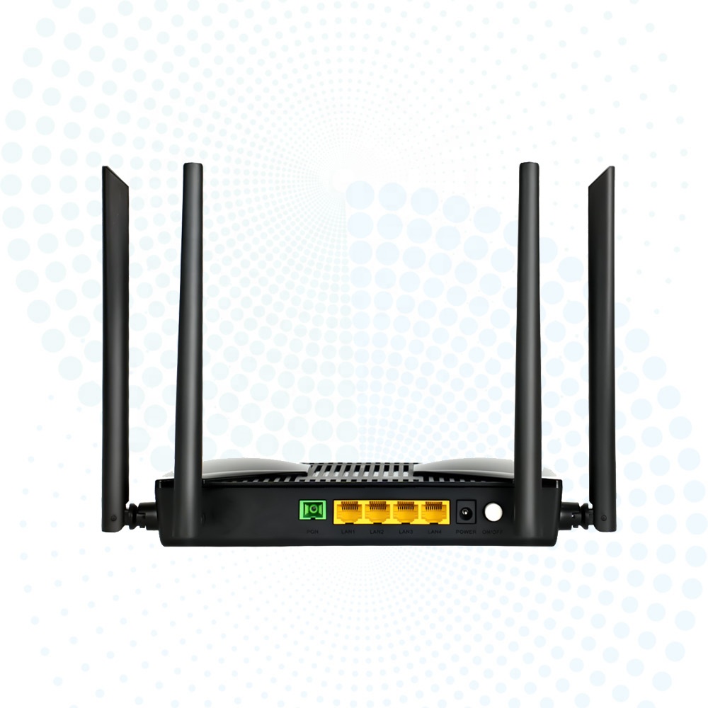 AX3000 Wi-Fi 6 XPON ONU 4GE Port Dual Band 2.4G/5G Wireless Router for FTTH Solution Support GPON/EPON/XPON