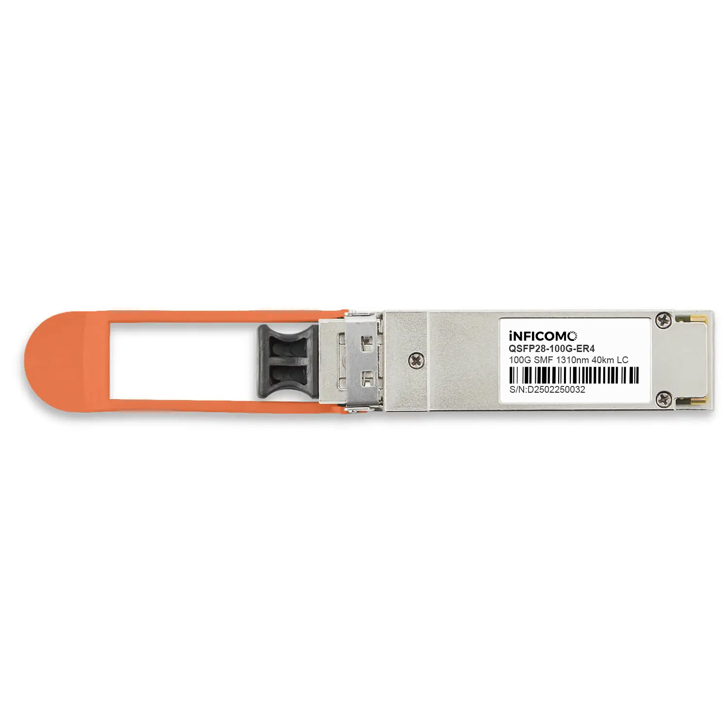 100GBASE-ER4 QSFP28 1310nm 40km DOM Duplex LC Single Mode Fiber Optic Transceiver Module
