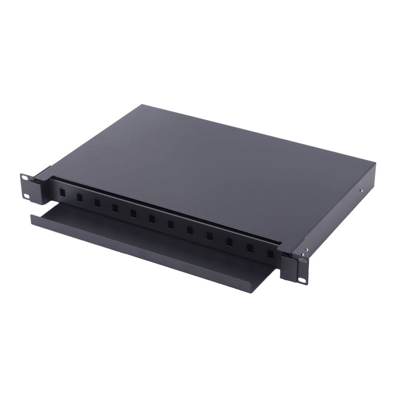 12 24 48 96 Core Optic Fiber ODF 144 Ports SC LC FC ST Rack Mount Splicing Fiber Optical Patch Panel