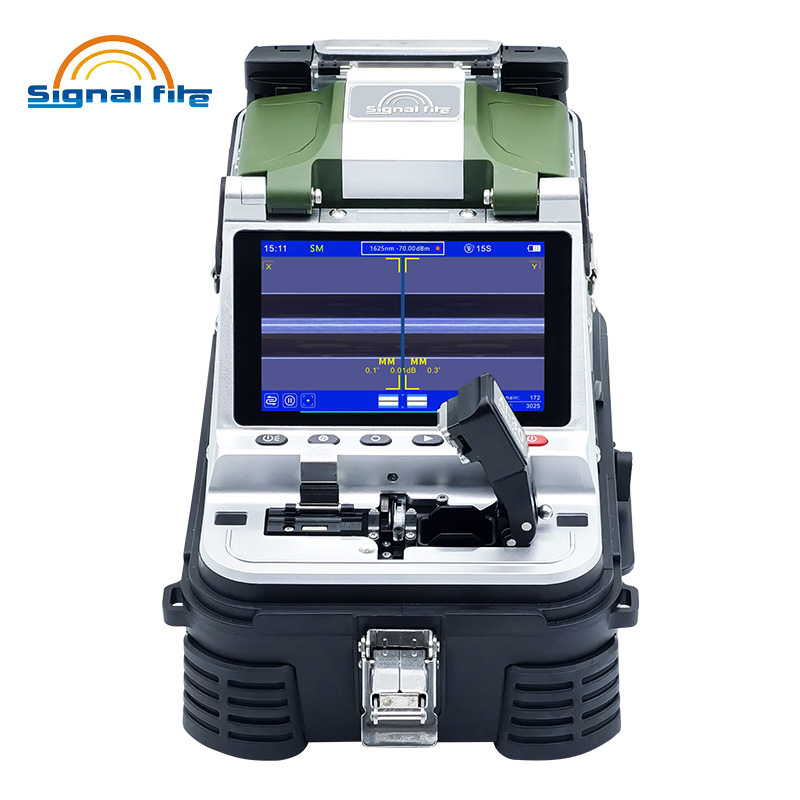 AI-20 Automatic Fiber Optic Fusion Splicer for FTTH 1260-1650nm Wavelength 5s Splicing Time